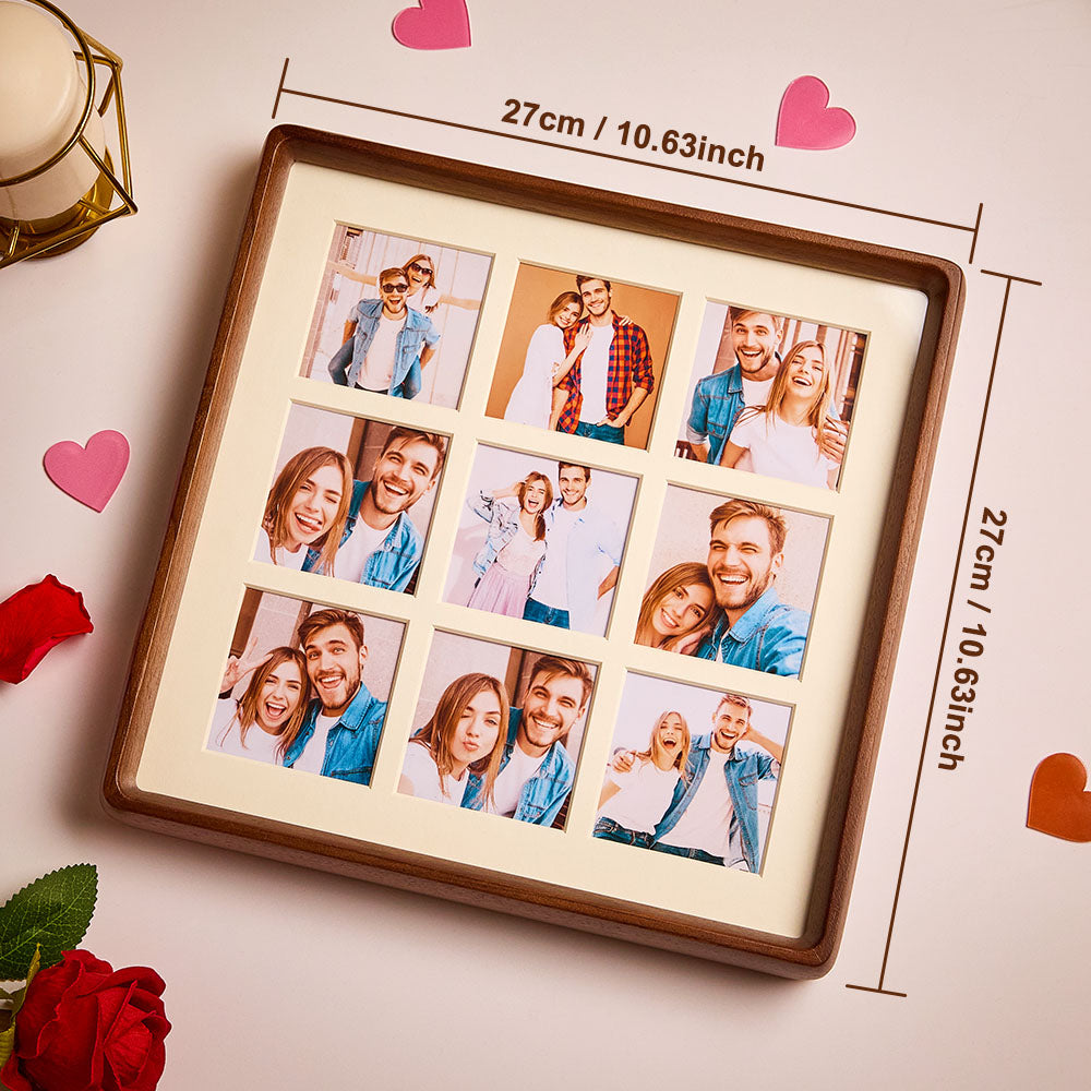 Personalizowana ramka na zdjęcia z podświetleniem, prezent dla ukochanej