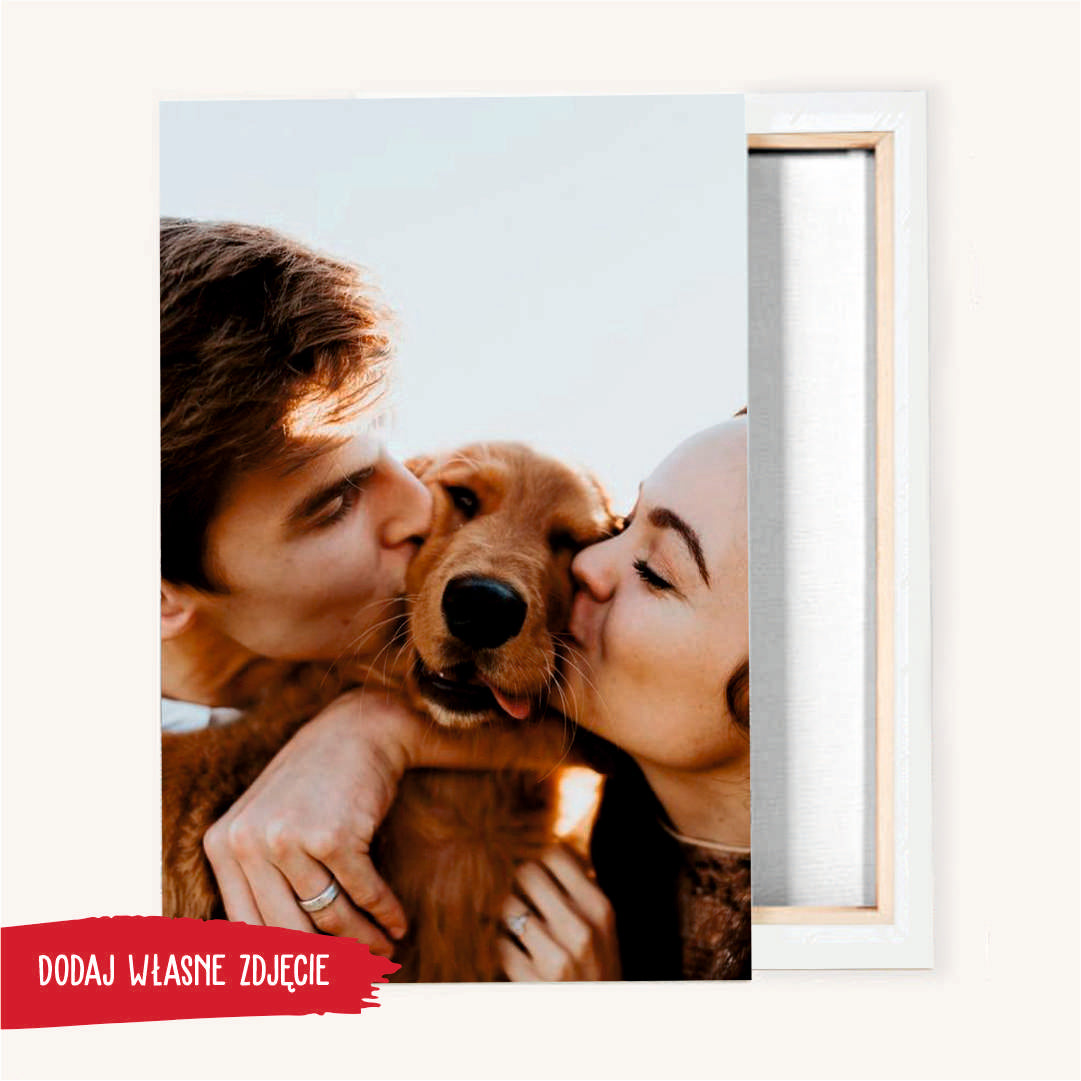 Wspólne zdjęcie - druk na płótnie -  prezent ukochanej osobie
