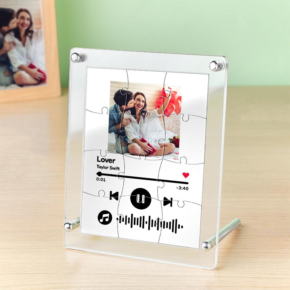 Personalizowana układanka ze zdjęciem i muzyką, idealny prezent na rocznicę