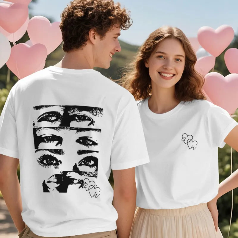Spersonalizowana koszulka „Love on Tour” na prezent dla pary, Walentynki, urodziny
