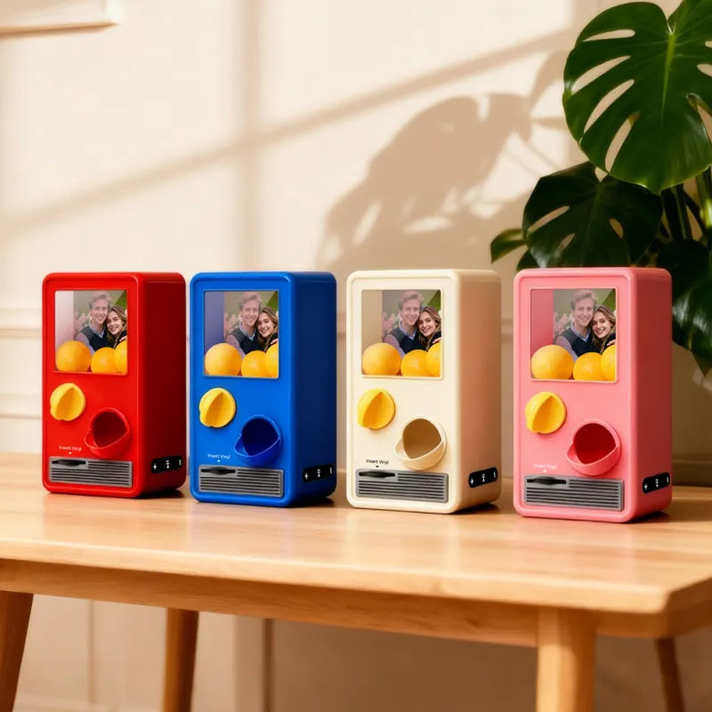 Personalized Music and Photo Music Gachapon Machine Custom Song Mini Record Box Anniversary Gift Christmas Gifts