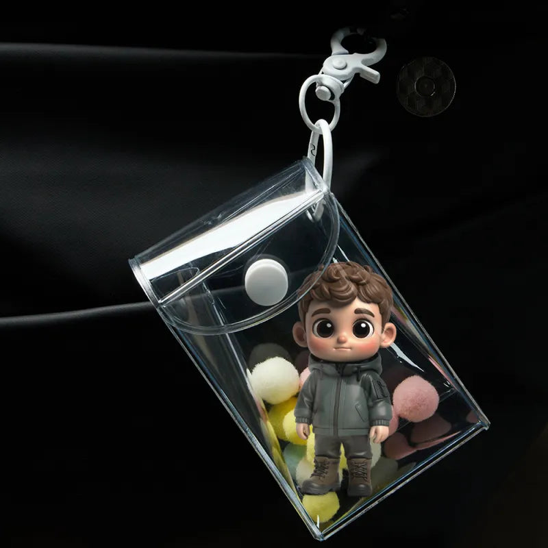 Custom 1 Person 3D Mini Figure From Your Photo Personalized Toy Figure Gifts For Kids (Production Time: 10-15 Business Days)