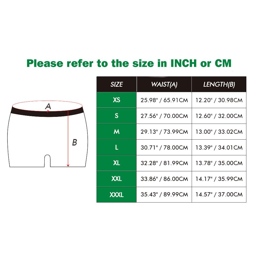 Personalizowane bokserki z nadrukiem twarzy na prezent świąteczny dla niego