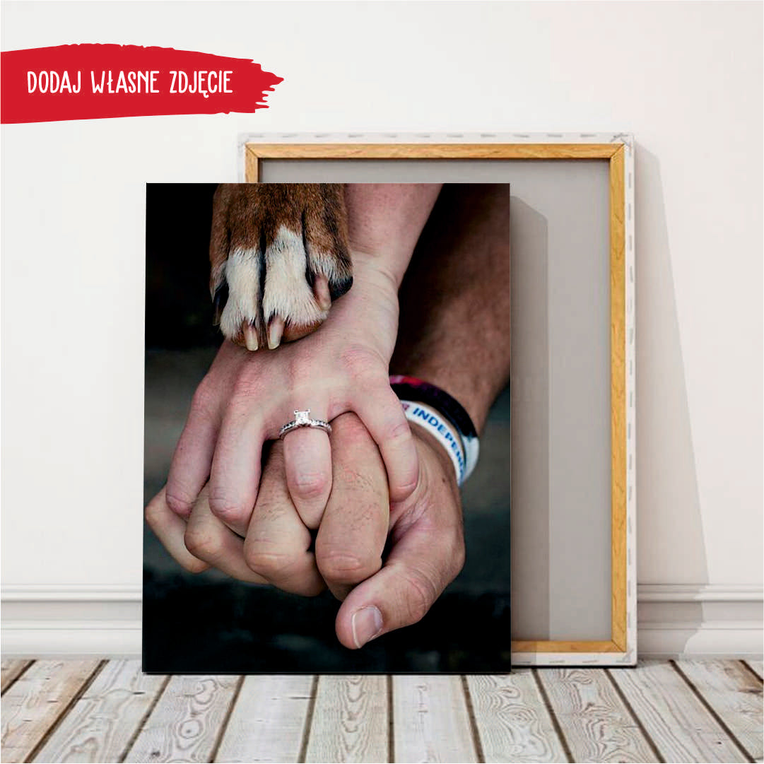 Wspólne zdjęcie - druk na płótnie -  prezent ukochanej osobie