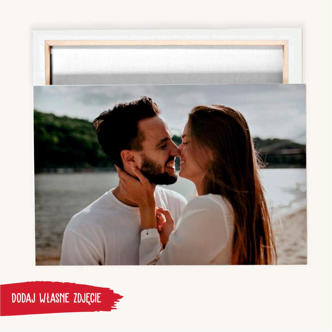 Druk na płótnie -Para fotoobraz