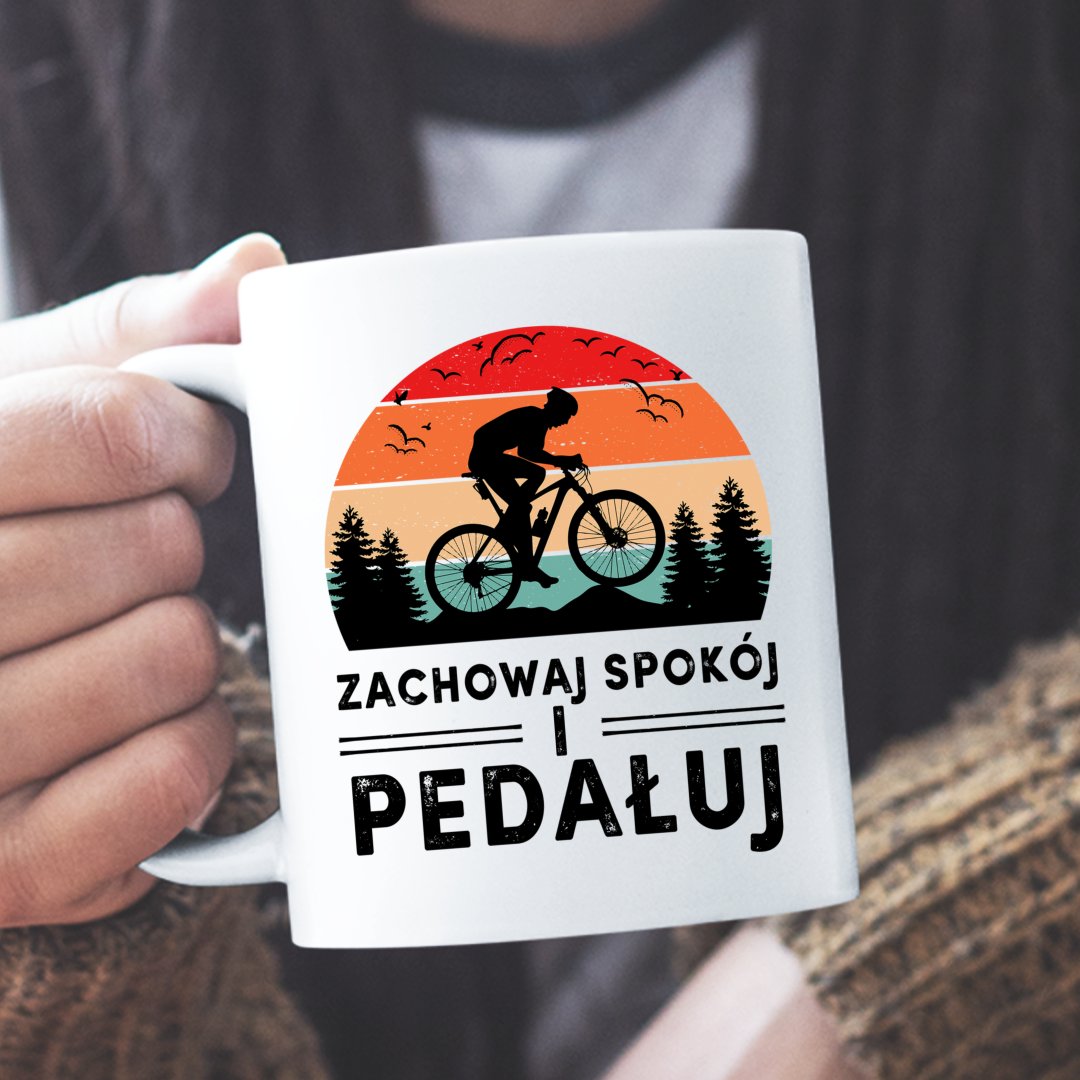 Fajne Gadzety Do Roweru Kubek Zachowaj Spokój I Pedałuj