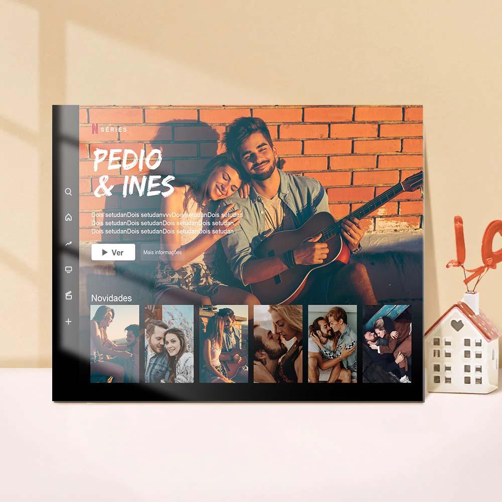 Personalizowana dekoracja akrylowa w tematyce filmowej na prezent