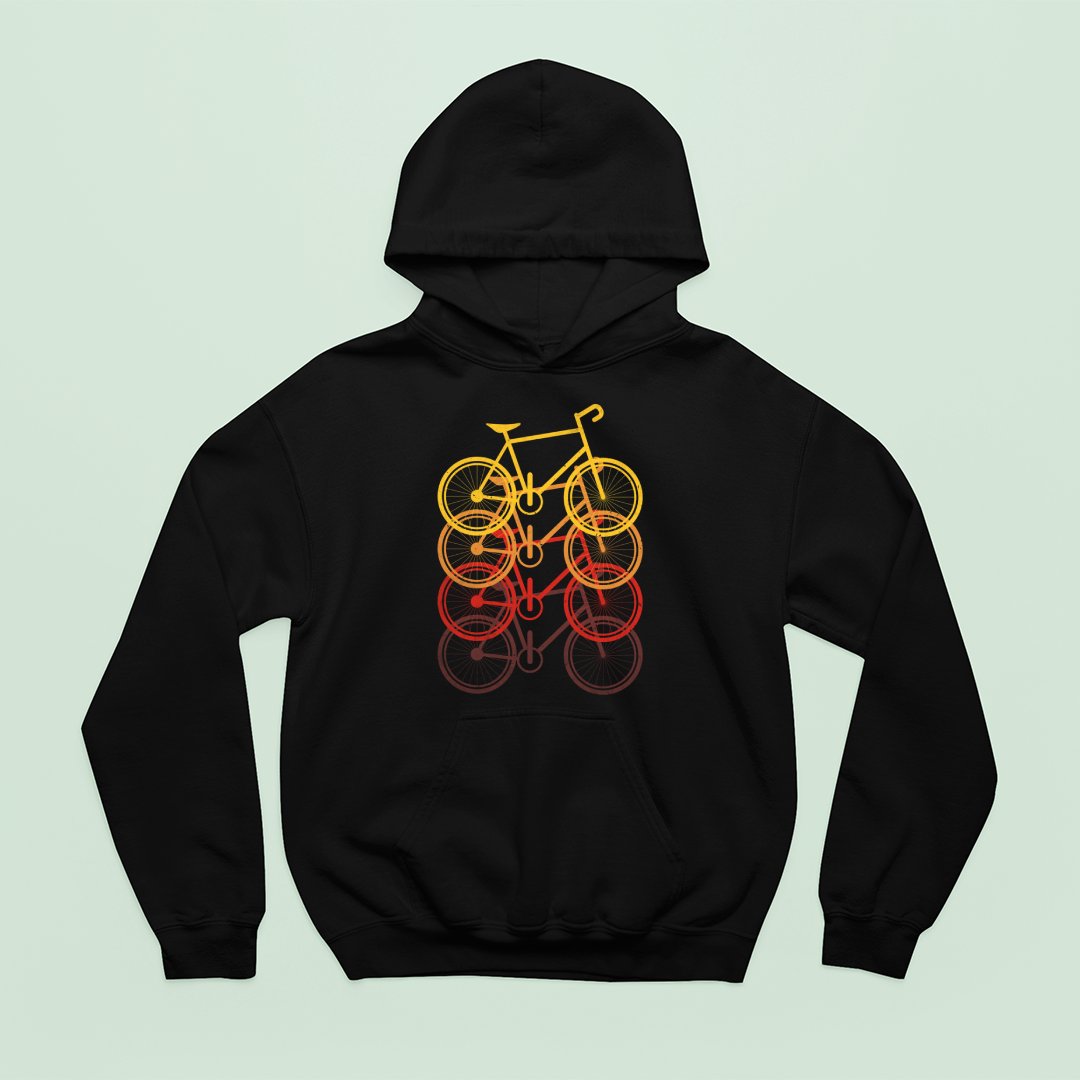 Bluza z kapturem Bicycle Retro