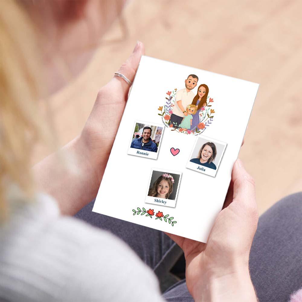 Personalizowana tablica ze zdjęciem dla rodziny, idealny prezent na Dzień Matki