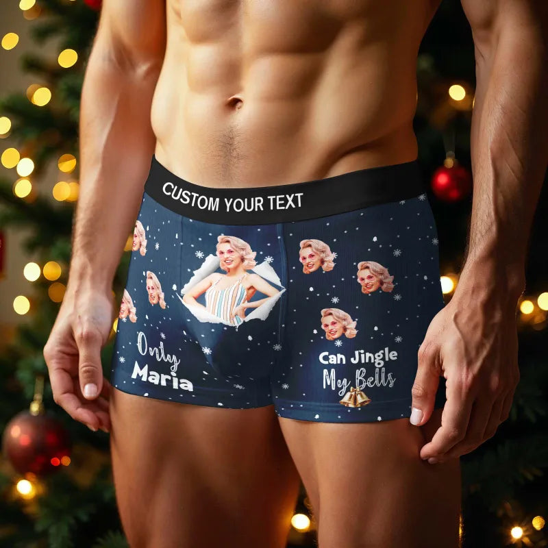 Personalizowane bokserki z własnym tekstem i zdjęciem na prezent dla niego