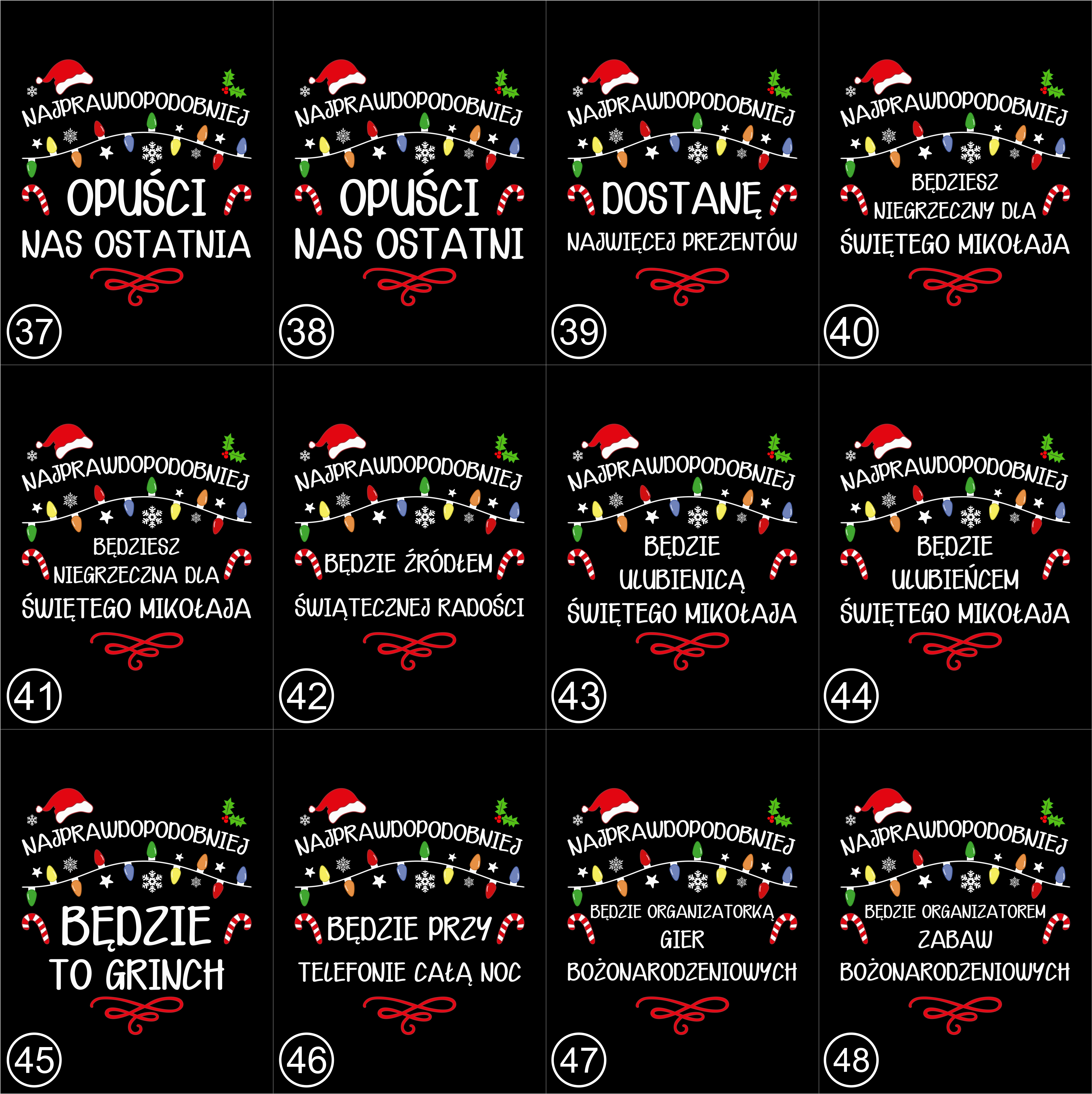 461.6 Najprawdopodobniej będę niegrzeczny wobec Świętego Mikołaja