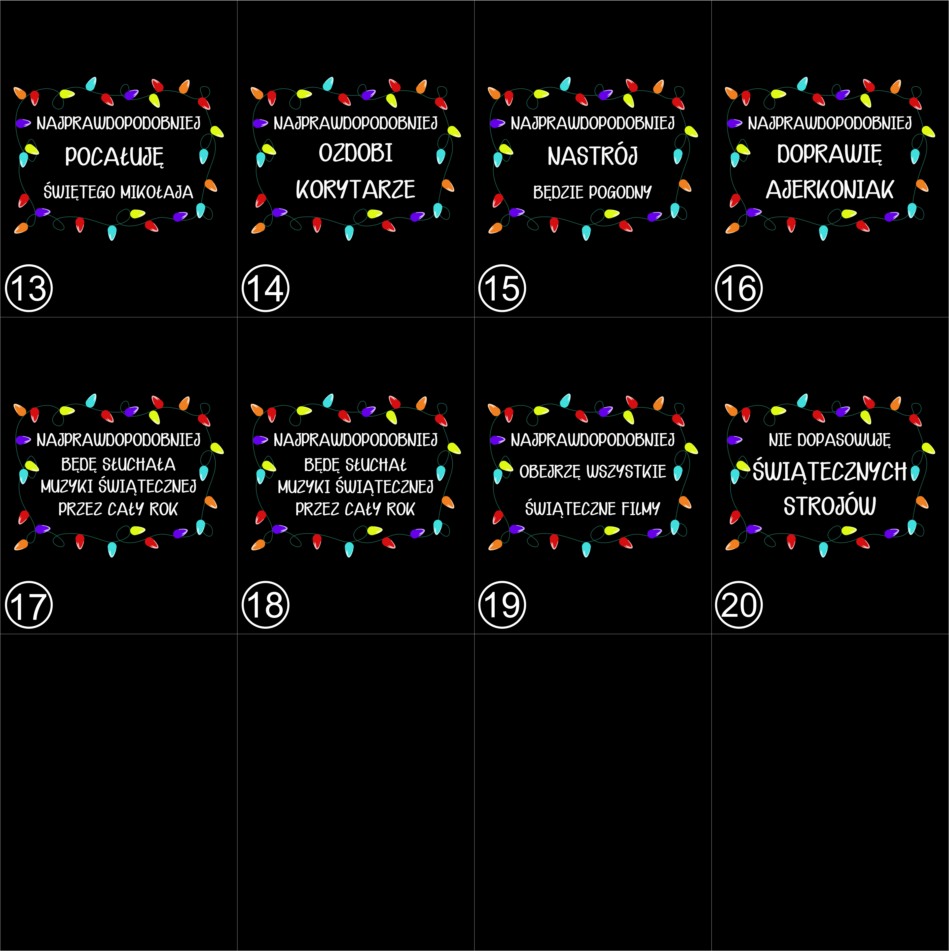 462.3 Najprawdopodobniej obejrzę wszystkie świąteczne filmy