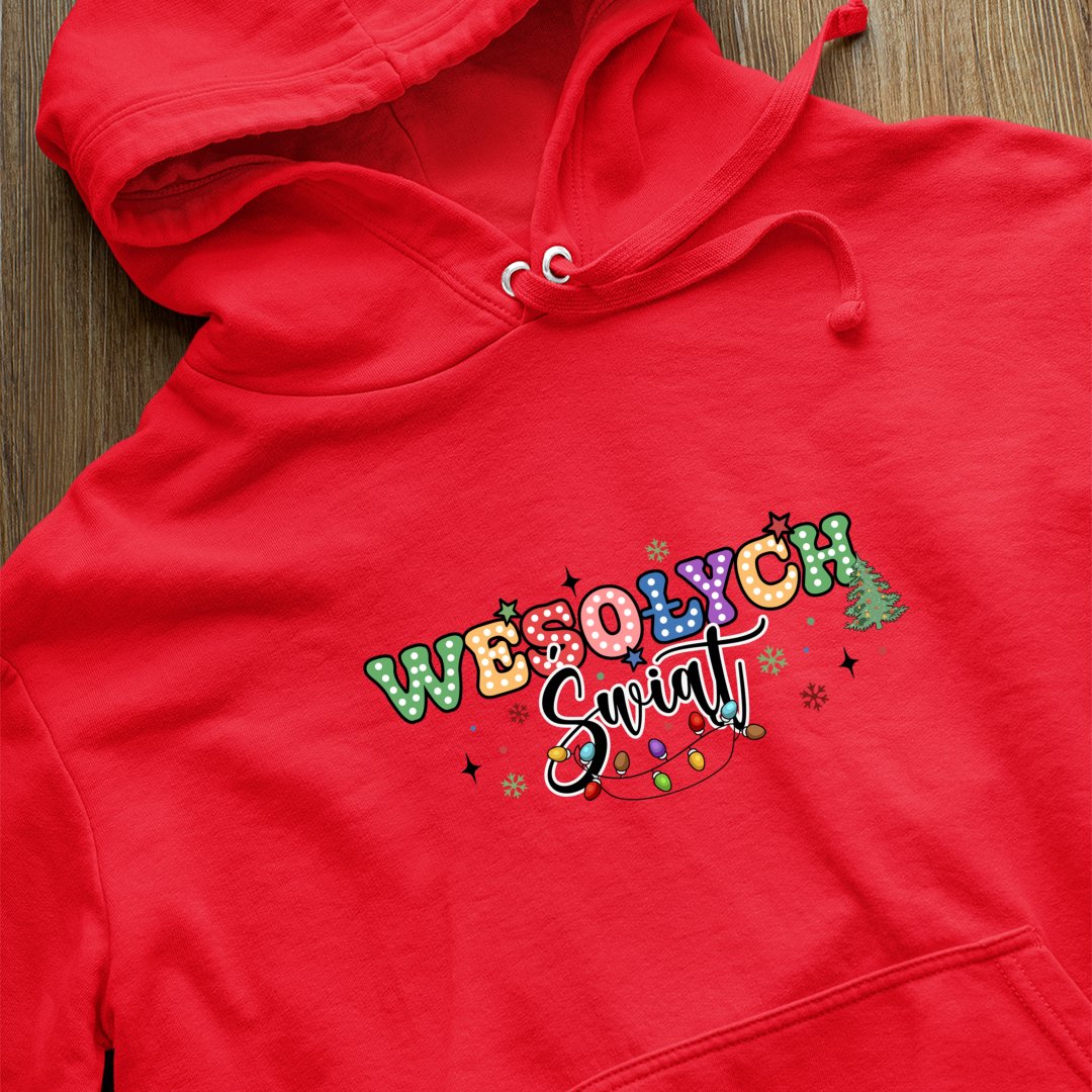 Bluza z kapturem Wesołych Świąt
