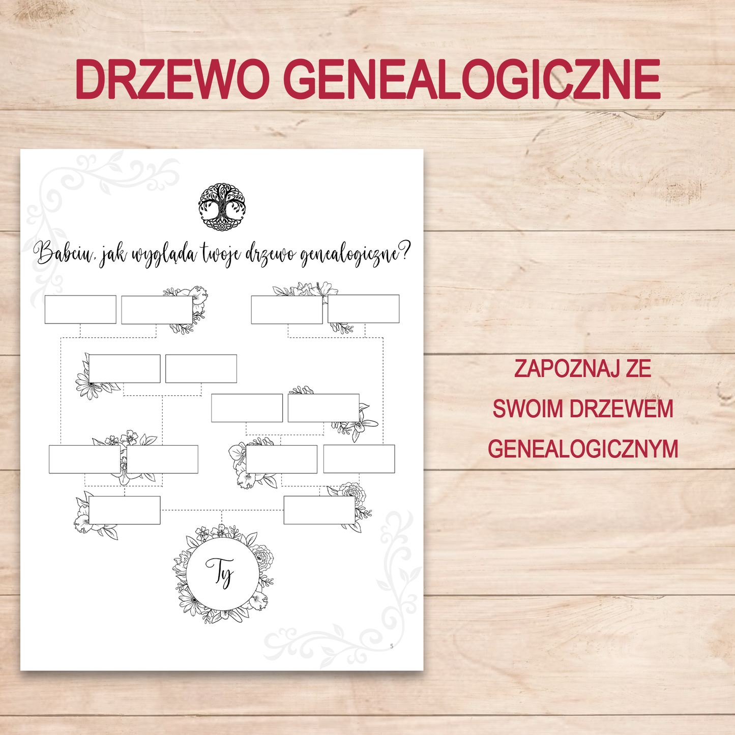 Dziennik wspomnień babci do wydrukowania