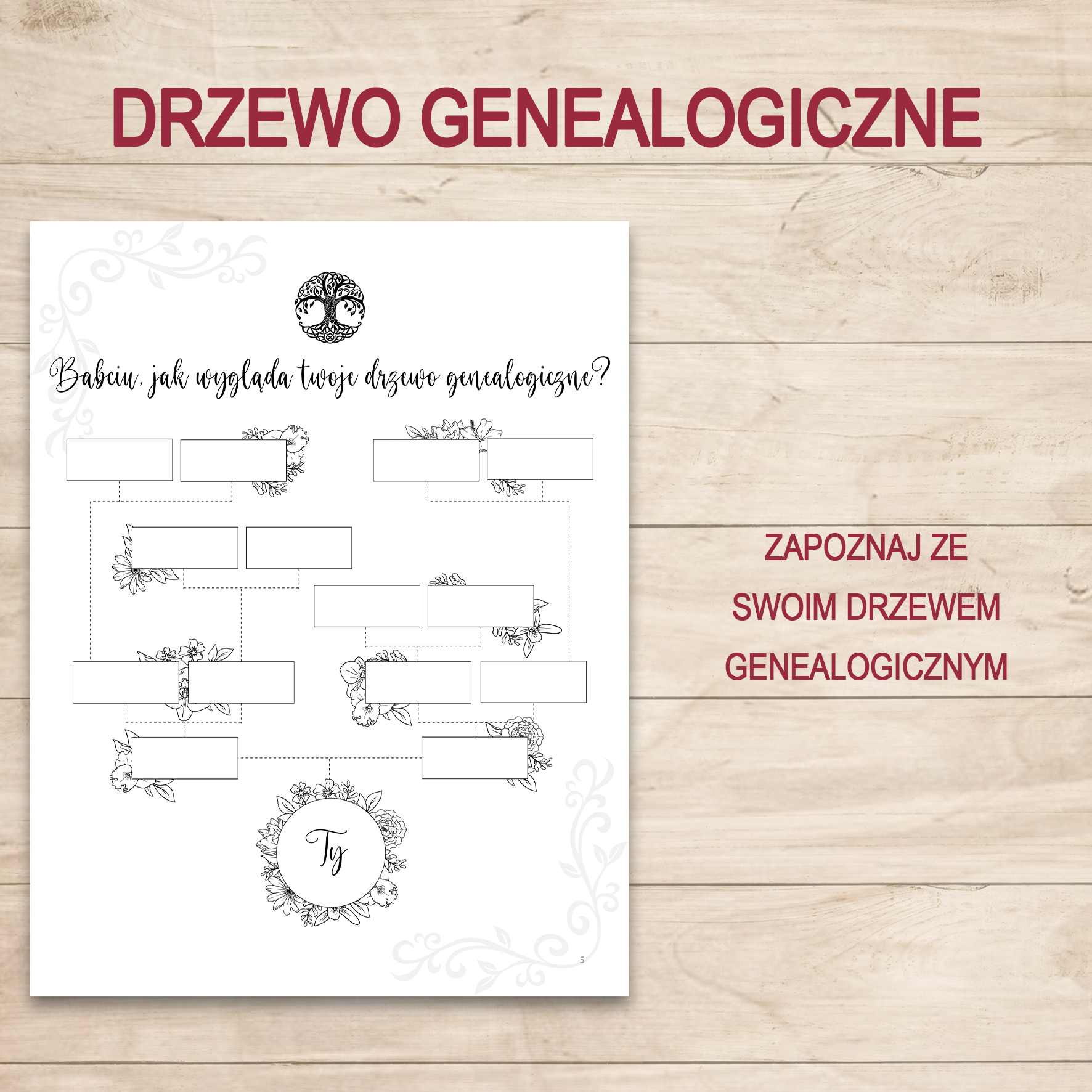 Dziennik wspomnień babci do wydrukowania