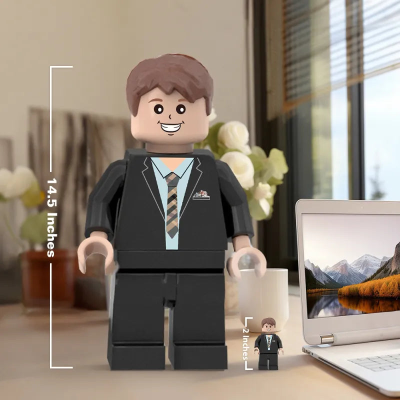 3D Print Custom Giant Minifigs Personalized Photo Giant Minifigs Turn Your Photo into Minifigs