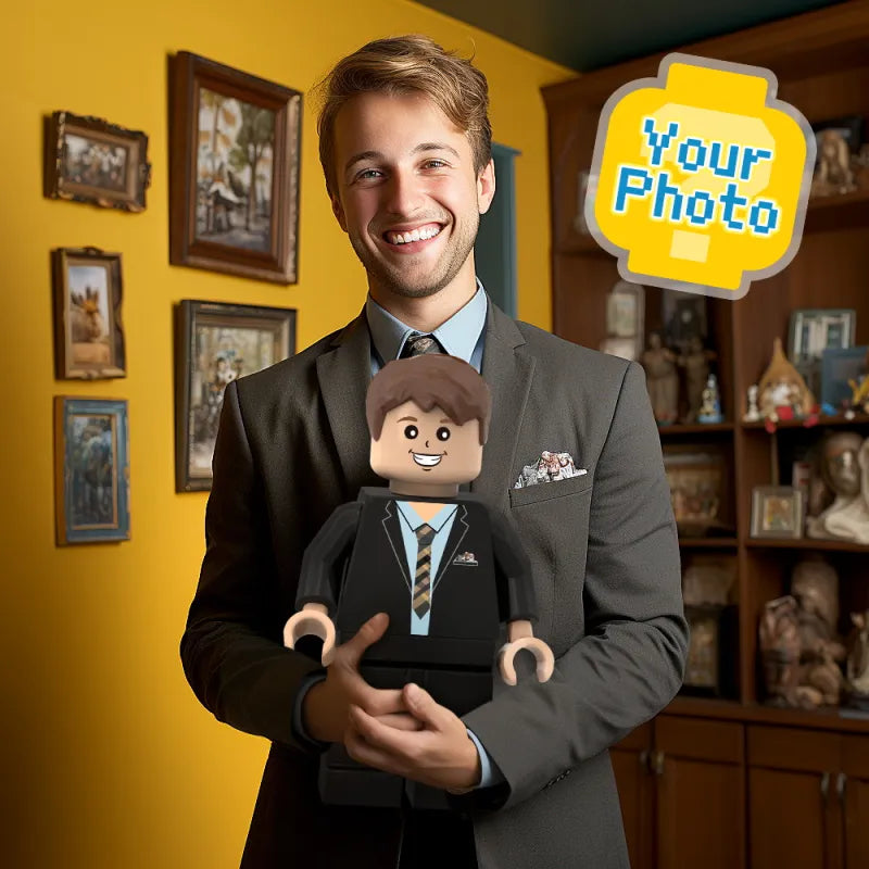 3D Print Custom Giant Minifigs Personalized Photo Giant Minifigs Turn Your Photo into Minifigs