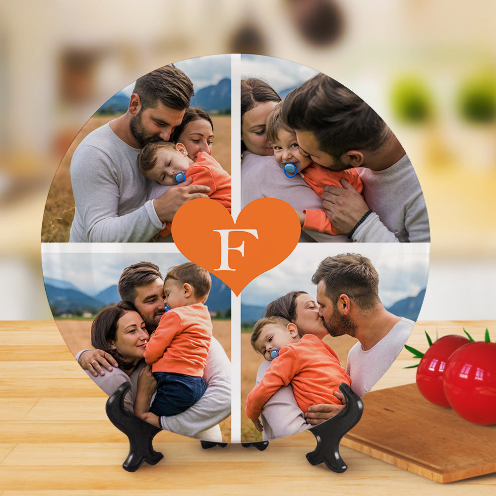 Talerz dekoracyjny na Dzień Babci i Dziadka, prezent dla dziadków