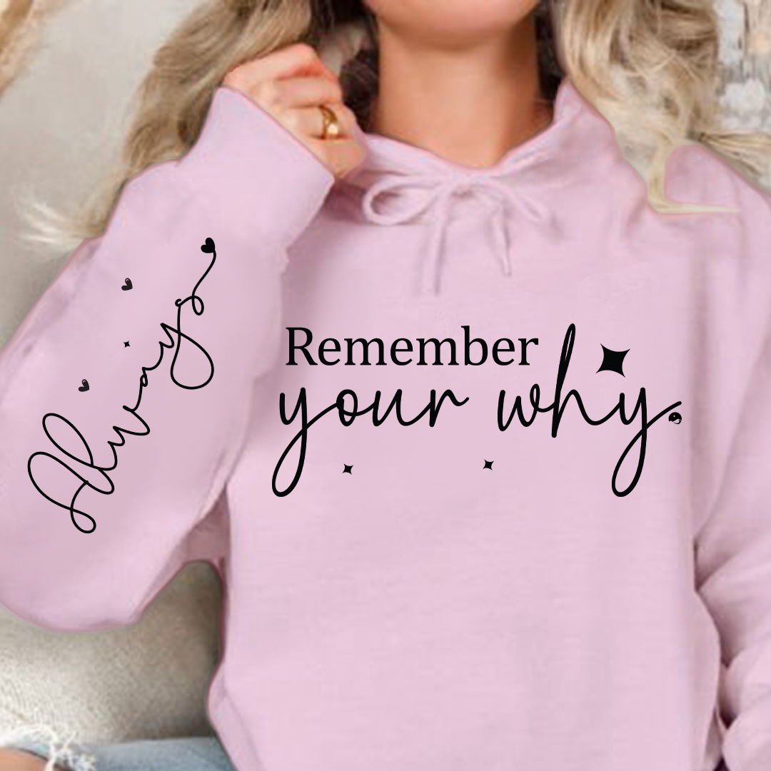 Bluza z kapturem Remember your why