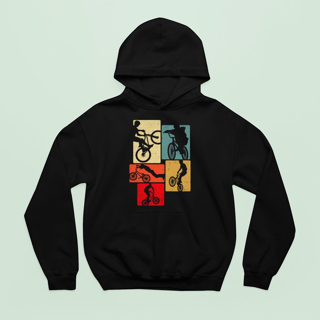 Bluza z kapturem Bicycle Retro