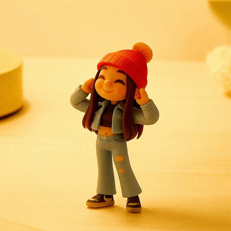 Figurka personalizowana 3D na biurko z Twoim zdjęciem, prezent na urodziny