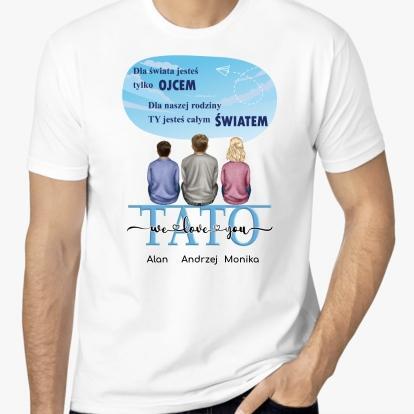 Spersonalizowany prezent na Dzień Ojca - T-shirt