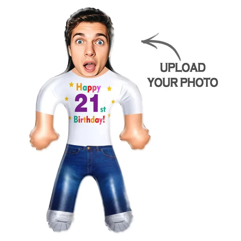 Personalizowana nadmuchiwana figurka na urodziny, prezent na imprezę