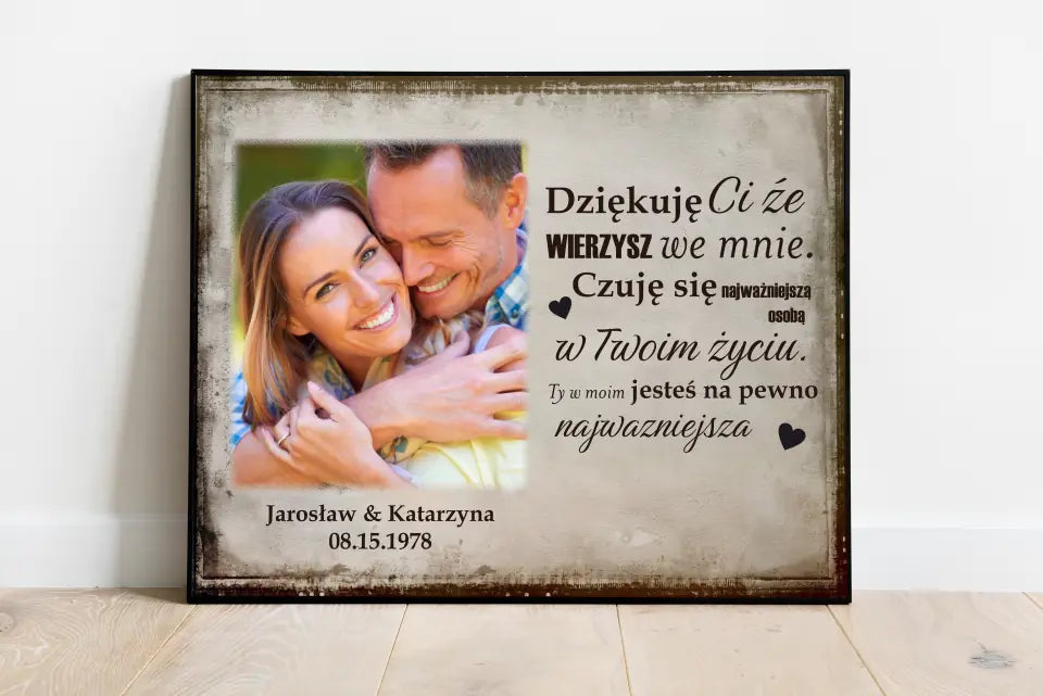 Fotoobraz dla ukochanej osoby