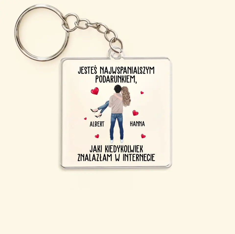 Jesteś najwspanialszym podarunkiem, Jaki kiedykolwiek znalazłam w internecie