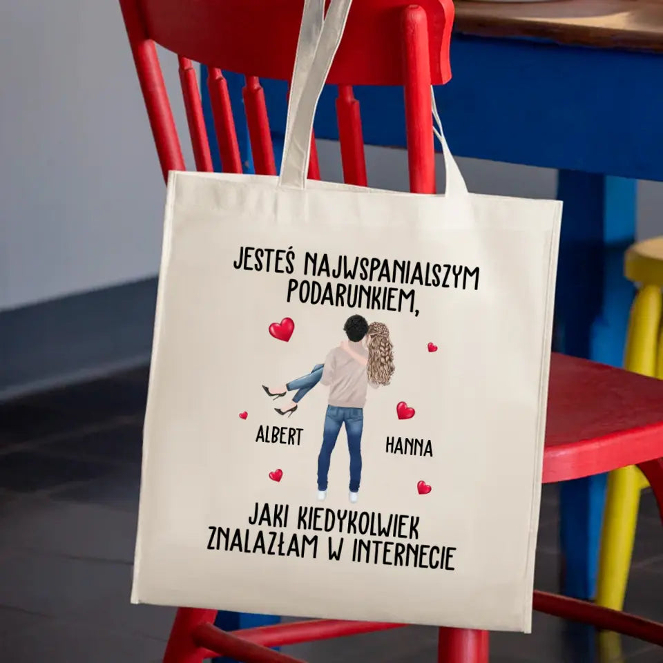 Jesteś najwspanialszym podarunkiem, Jaki kiedykolwiek znalazłam w internecie