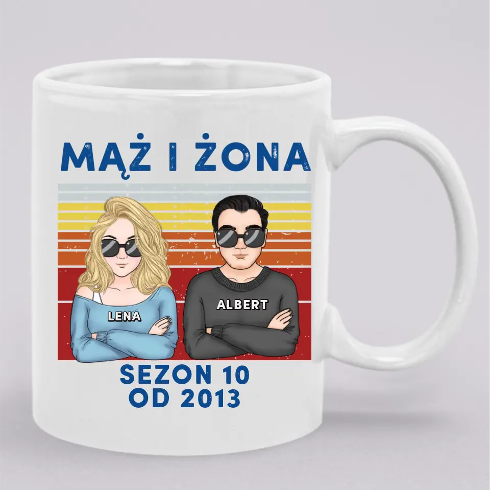 Mąż i Żona. Retro