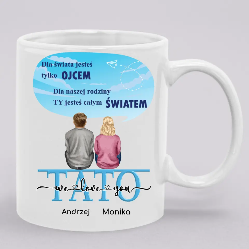 Spersonalizowany prezent na Dzień Ojca - T-shirt