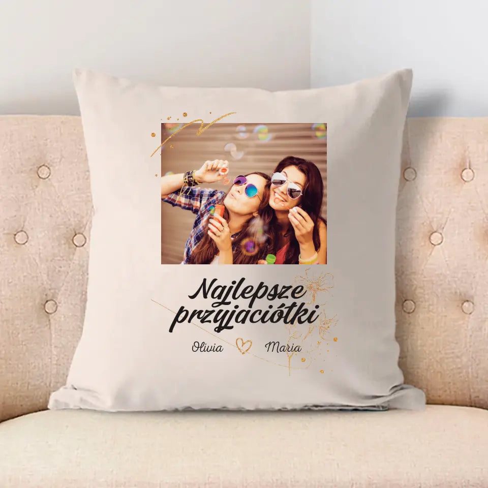 Najlepsze przyjaciółki - T-Shirt z własnym zdjęciem