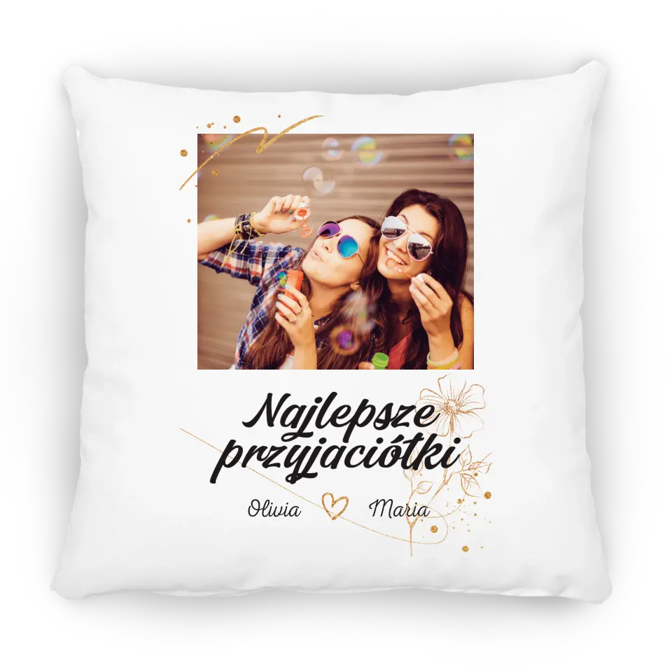 Najlepsze przyjaciółki - T-Shirt z własnym zdjęciem