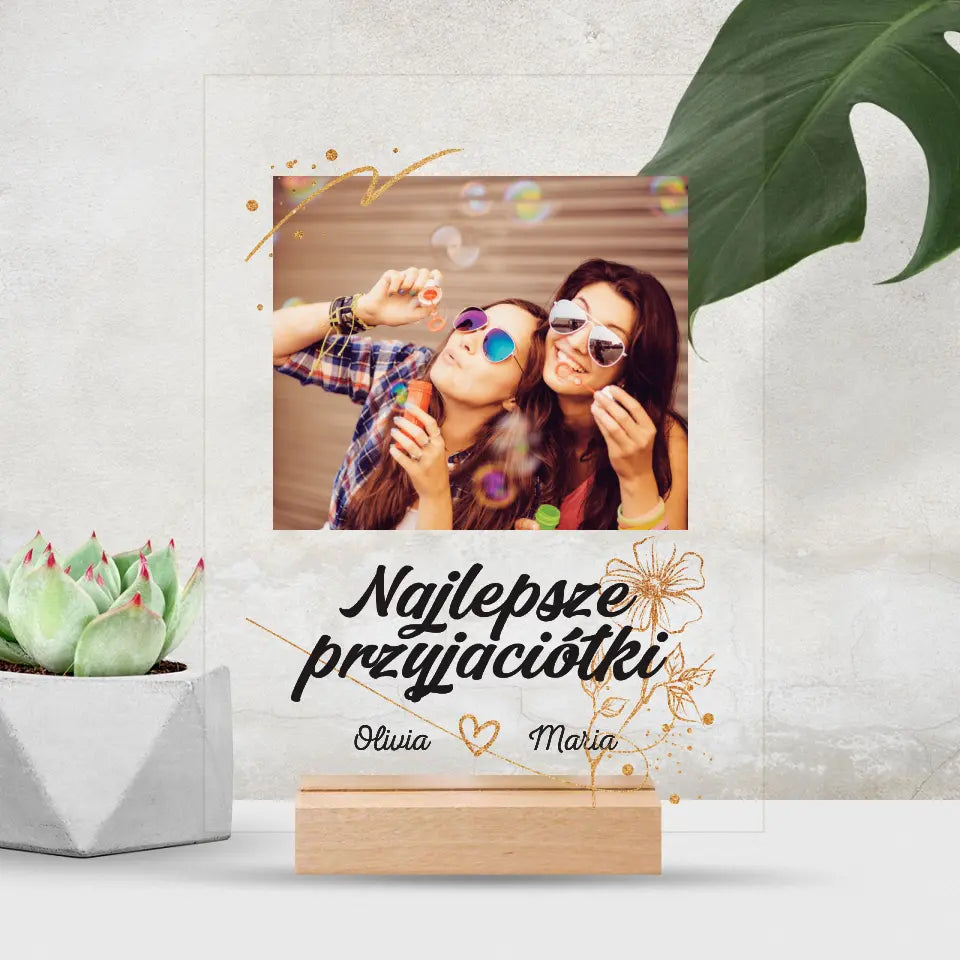Najlepsze przyjaciółki - T-Shirt z własnym zdjęciem