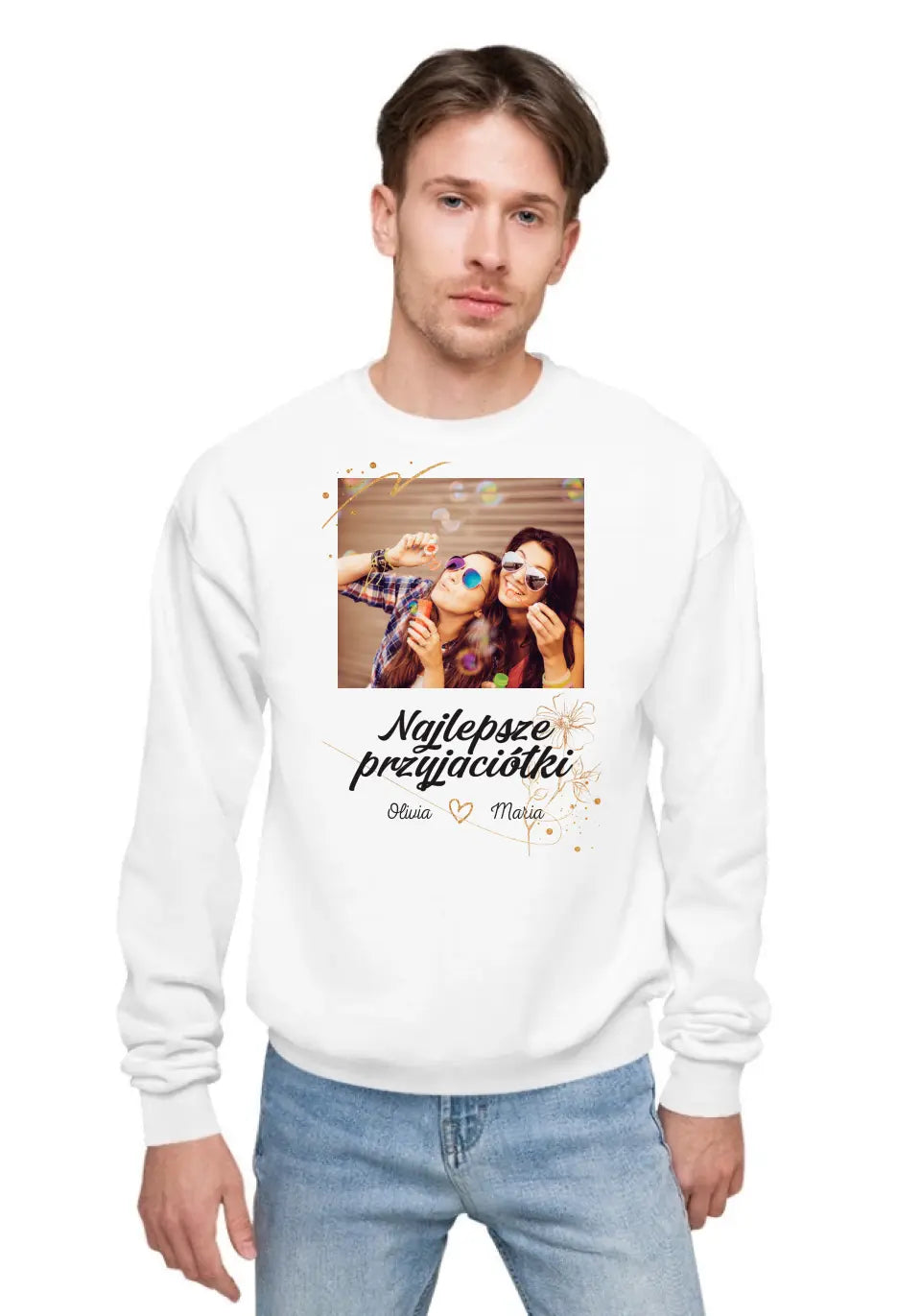 Najlepsze przyjaciółki - T-Shirt z własnym zdjęciem