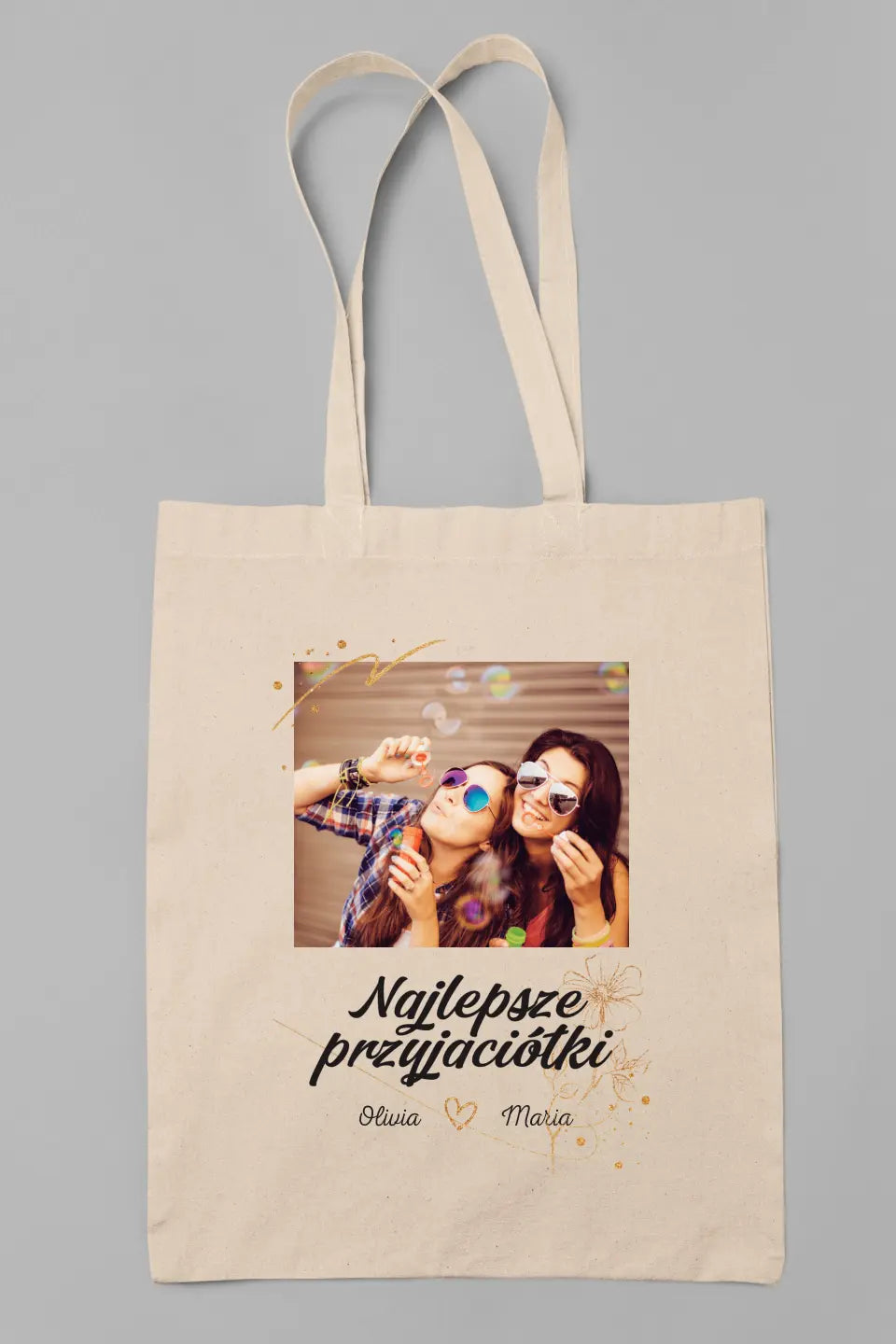 Najlepsze przyjaciółki - T-Shirt z własnym zdjęciem