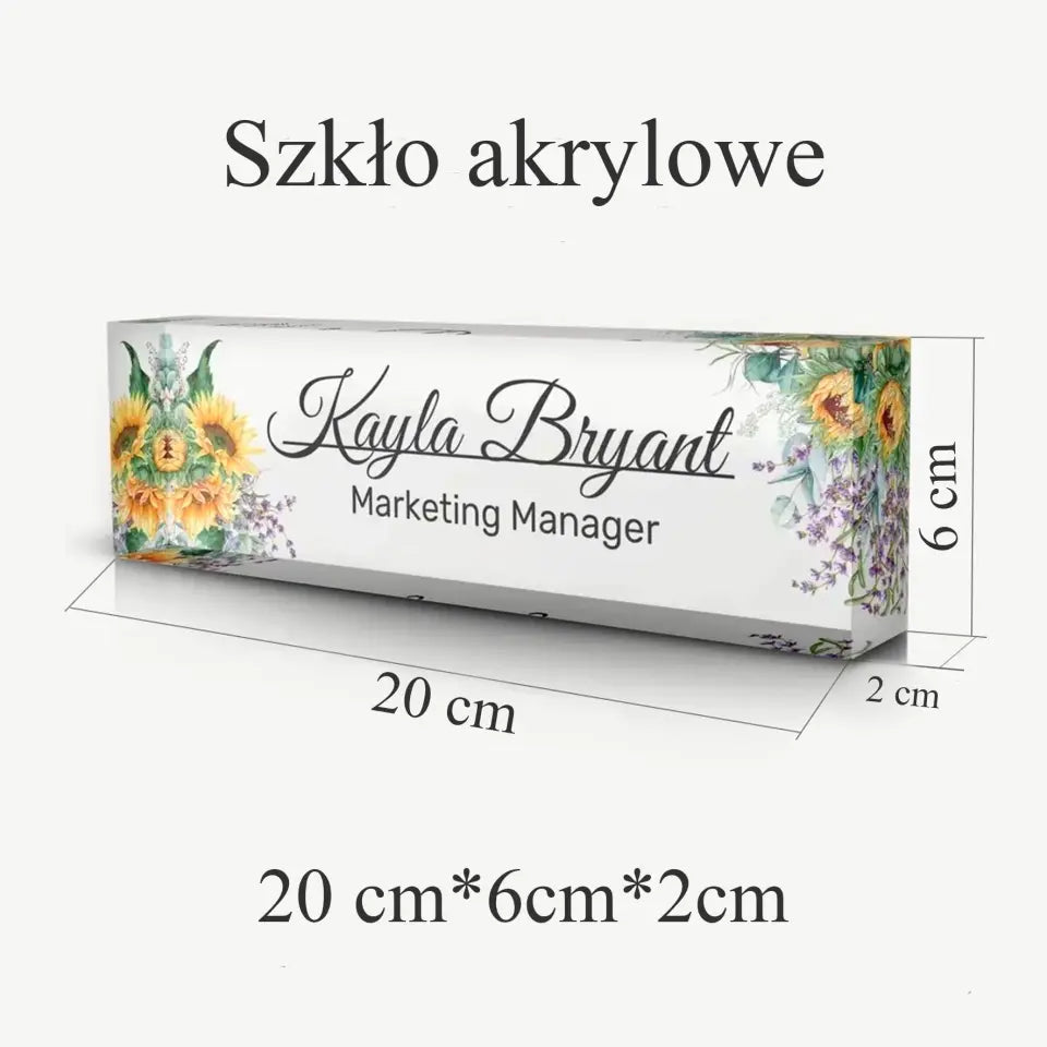 Akrylowa Tabliczka - Szkoła