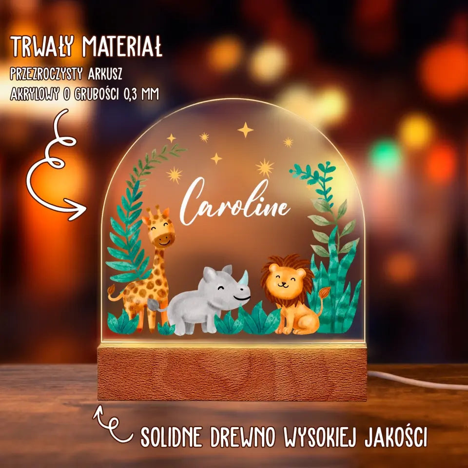 Lampka nocna - Tęcza