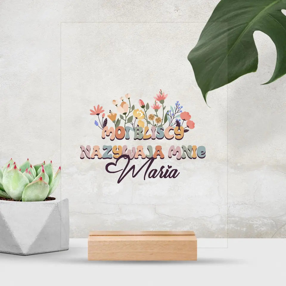 Moi bliscy nazywaja mnie