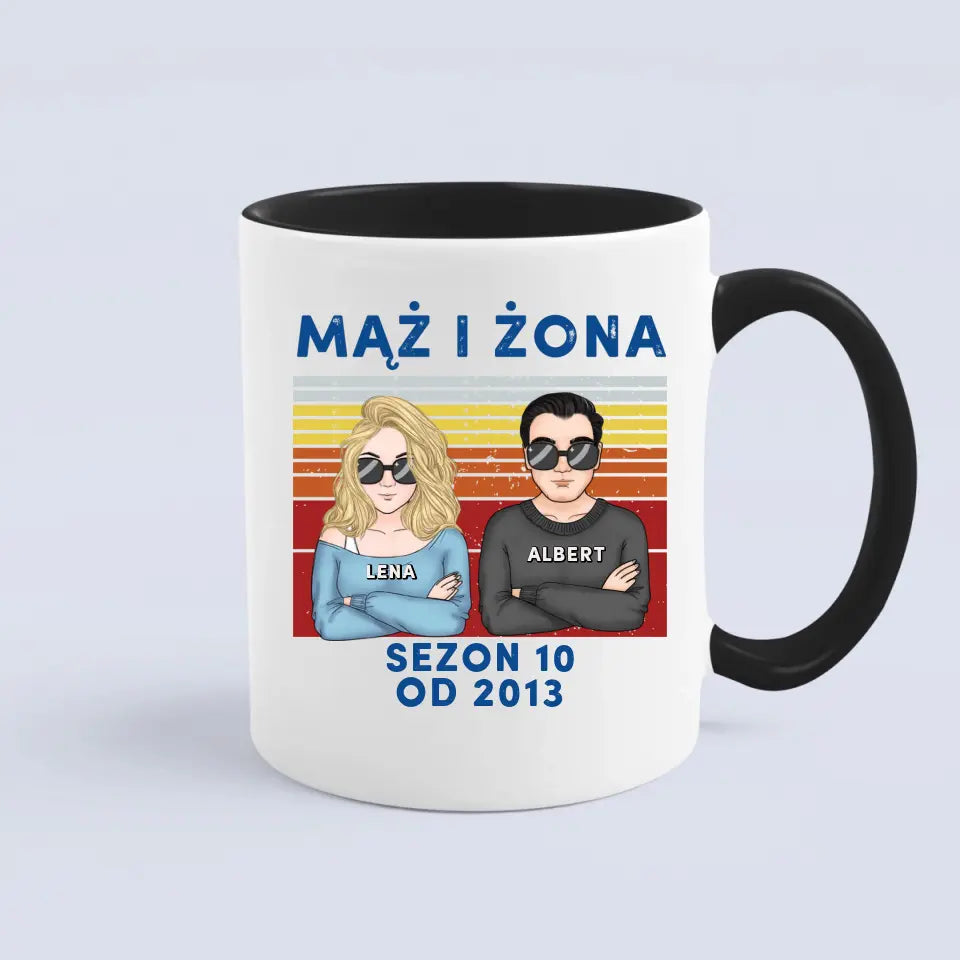 Mąż i Żona. Retro