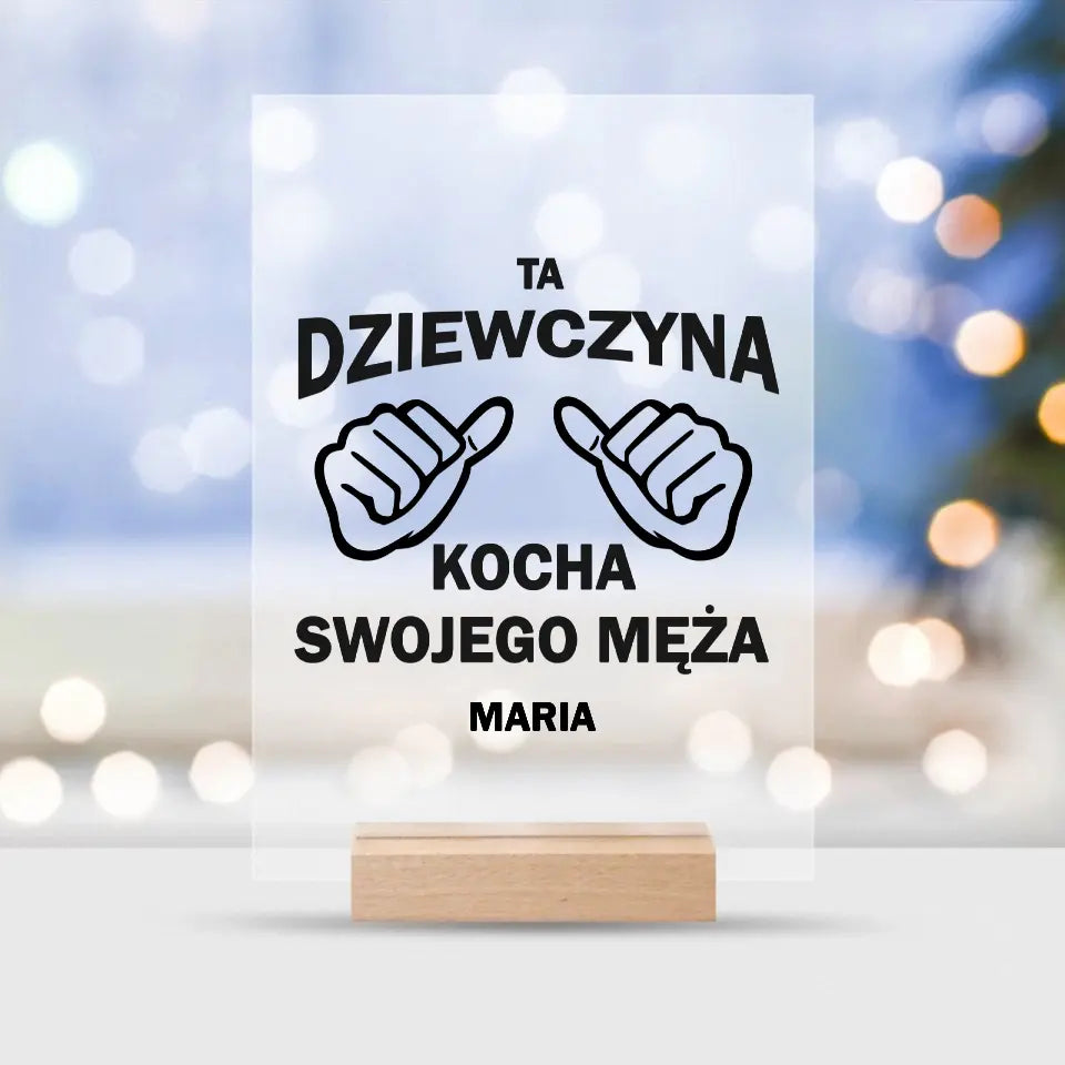 Ta dziewczyna kocha swojego męża