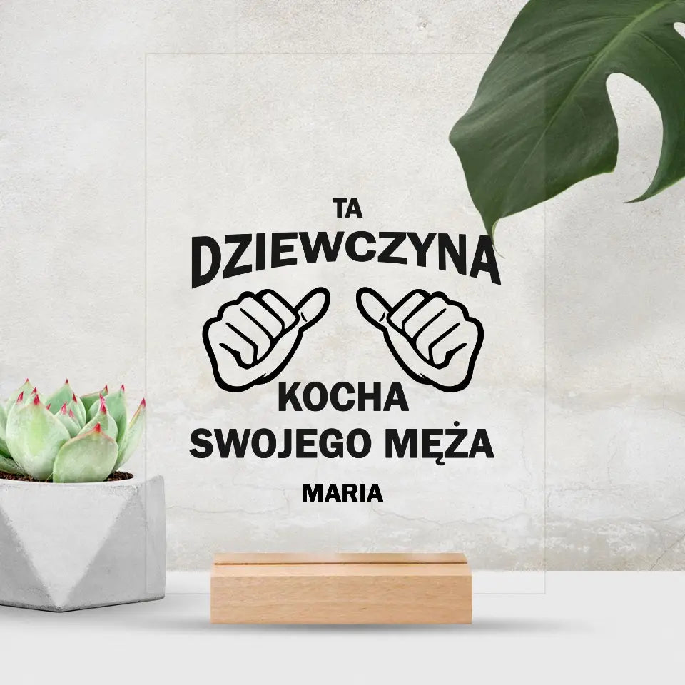 Ta dziewczyna kocha swojego męża