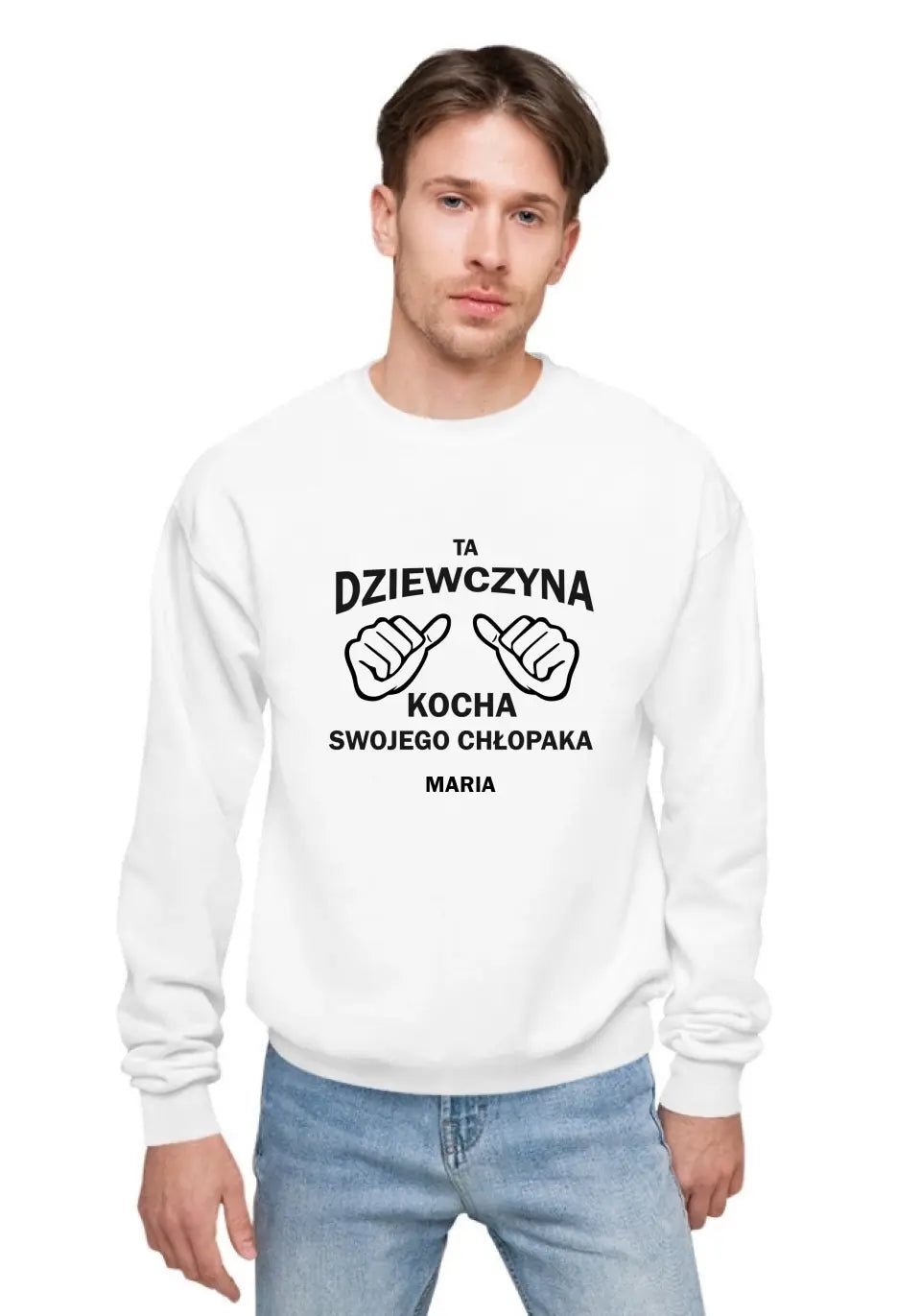Ta dziewczyna kocha swojego chłopaka