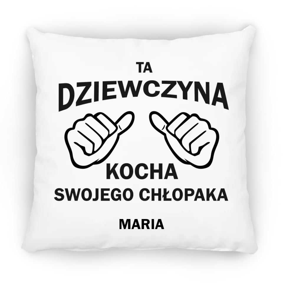 Ta dziewczyna kocha swojego chłopaka