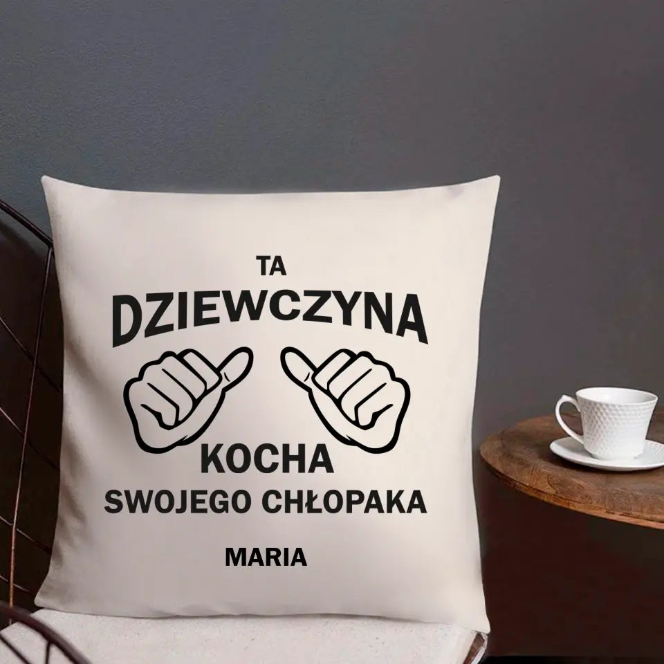 Ta dziewczyna kocha swojego chłopaka
