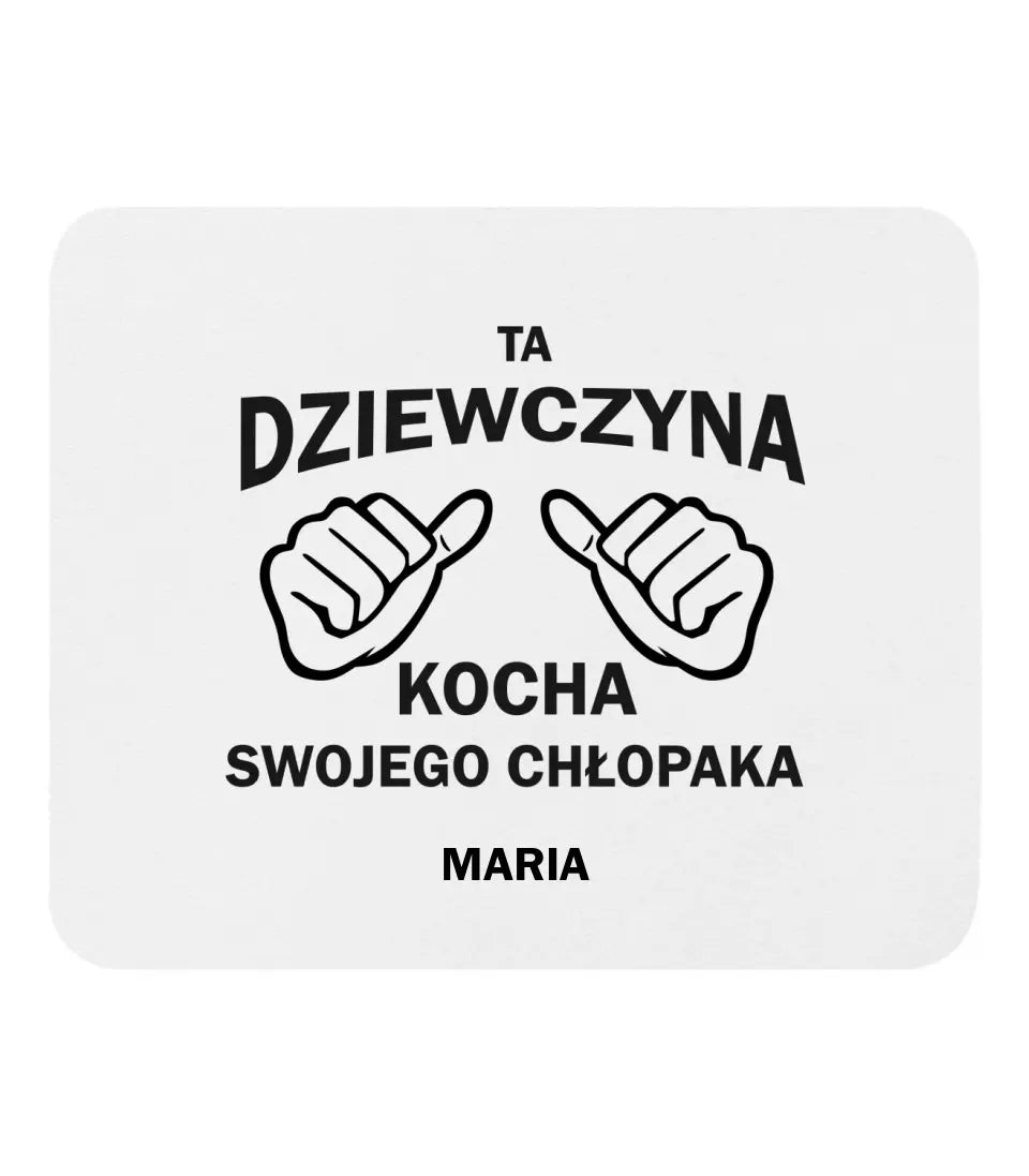Ta dziewczyna kocha swojego chłopaka