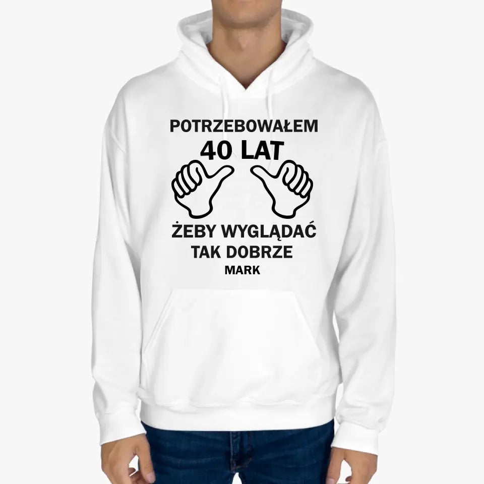 Potrzebowałem 40 lat, żeby tak dobrze wyglądać.