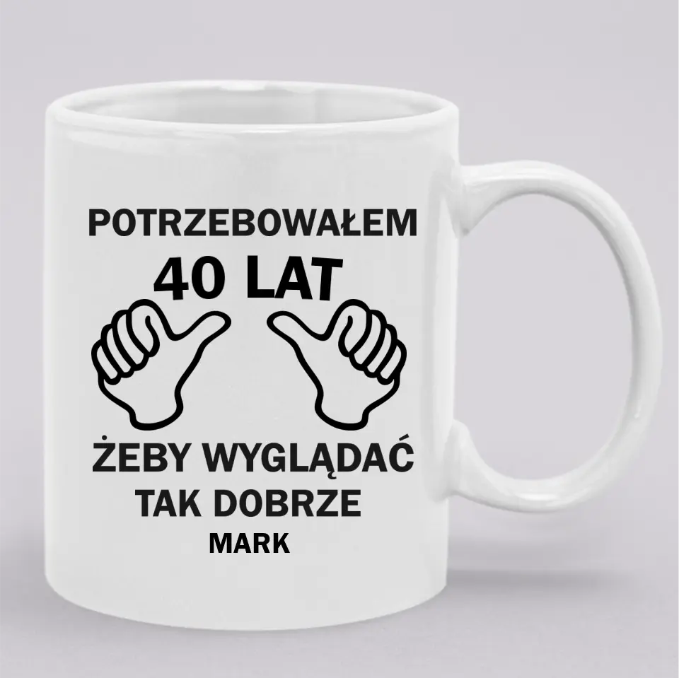 Potrzebowałem 40 lat, żeby tak dobrze wyglądać.