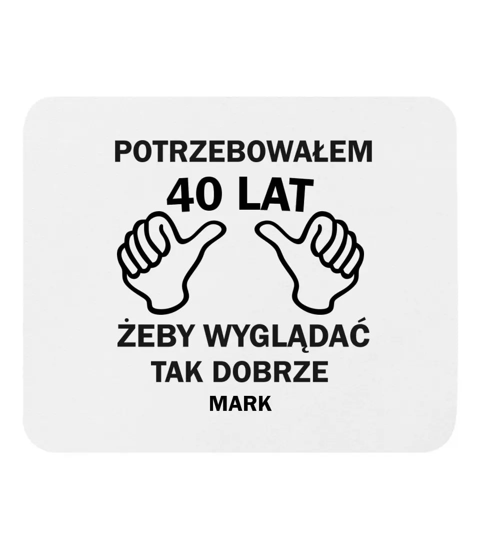 Potrzebowałem 40 lat, żeby tak dobrze wyglądać.